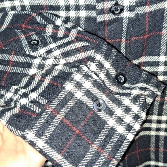 Tailor Vintage New With Tag Shacket Shirt Jacket Men's Plaid One Pocket Size XL - Picture 4 of 11